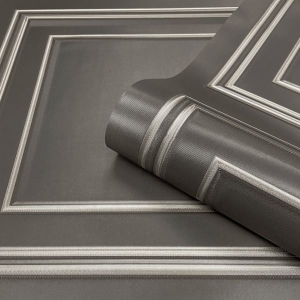 Belgravia Amara Wood Panel Vinyl Textured Wallpaper