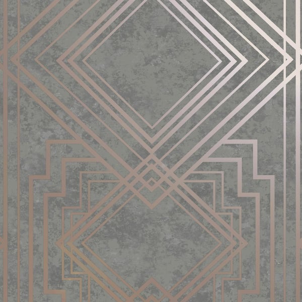 Holden Décor Delano Geometric Textured Wallpaper