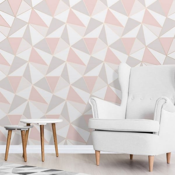 Fine Decor Apex Geometrisk Tapet