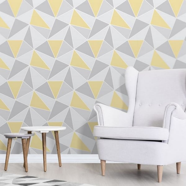 Fine Decor Apex Geometrisk Tapet