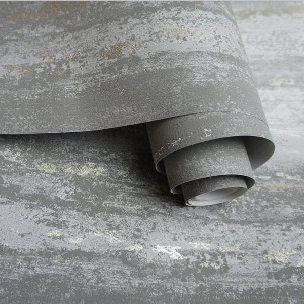 Holden Décor Vesuvius Distressed Textured Wallpaper