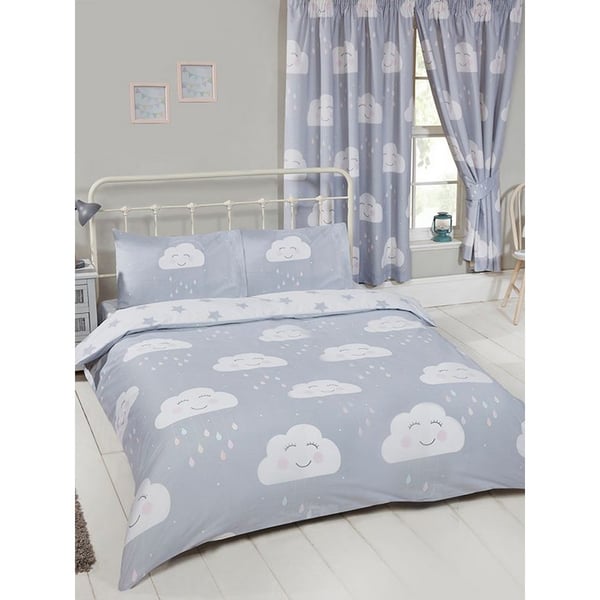 Bedding & Beyond Happy Clouds Duvet Cover Set