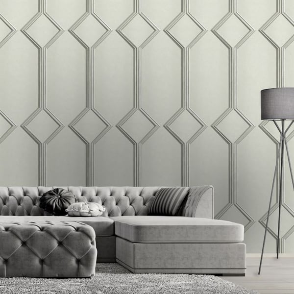 Belgravia Alessia Panel Vinyl Wallpaper