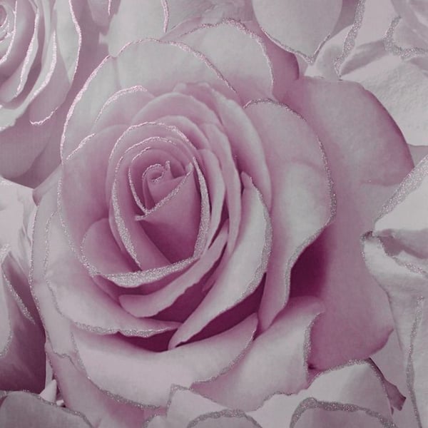 Muriva Madison Rose Glitter Wallpaper