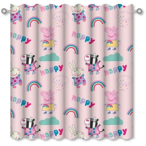 Peppa Pig Storm Pencil Pleat Curtains (Pack of 2)