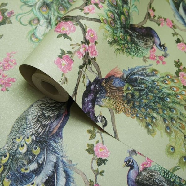 Holden Décor Menali Peacock Textured Wallpaper