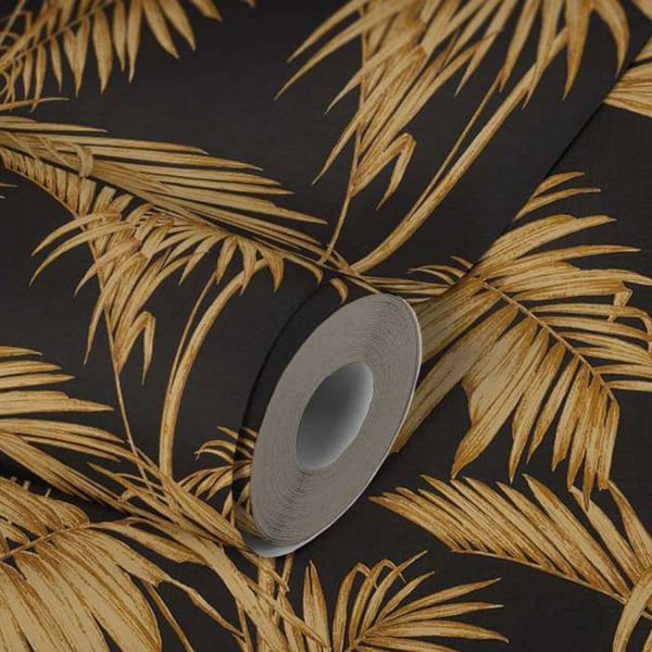 AS Creation Lola Paris Palm Leaf Textured Wallpaper