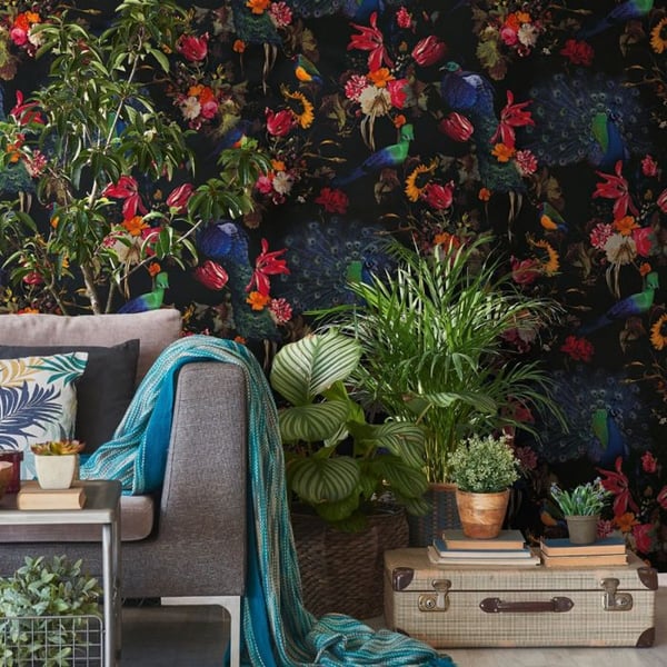 Erismann Instawalls Peacock tekstureret tapet