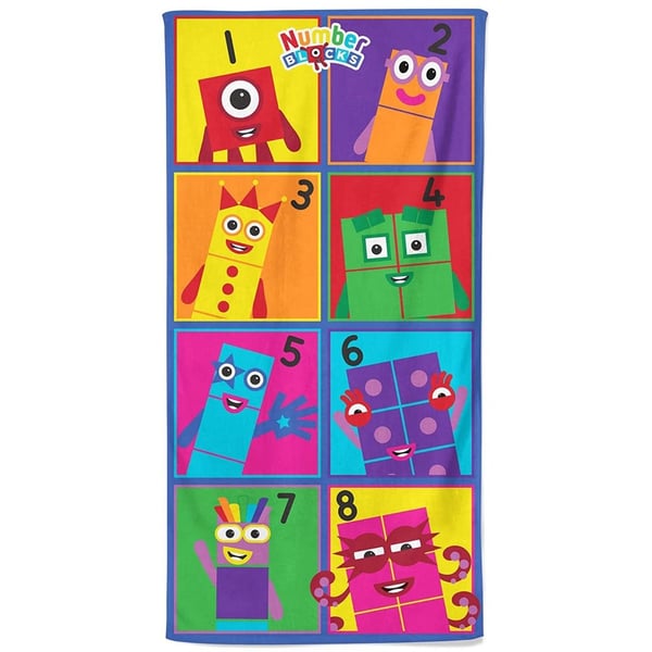 Numberblocks Strandhåndklæde