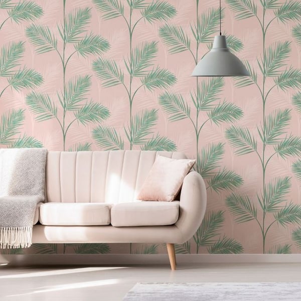 Fine Decor South Beach Palm Leaf tapet