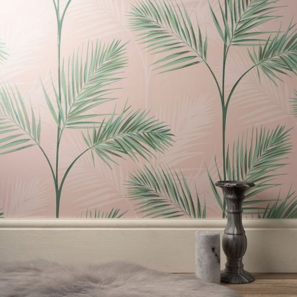 Fine Decor South Beach Palm Leaf tapet