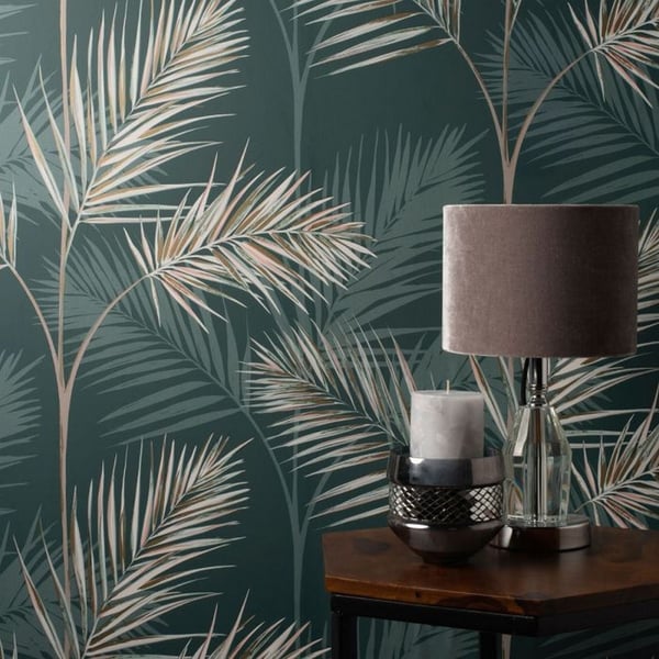 Fine Decor South Beach Palm Leaf tapet