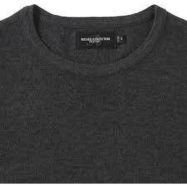 Russell Collection Mens V-Neck Knitted Pullover Sweatshirt