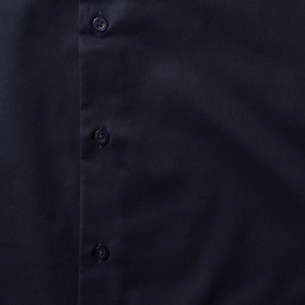 Russell Collection Mens Long Sleeve Easy Care Tailored Oxford Shirt