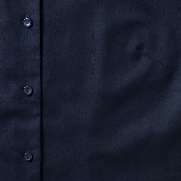 Russell Collection Ladies/Womens Short Sleeve Easy Care Oxford Shirt