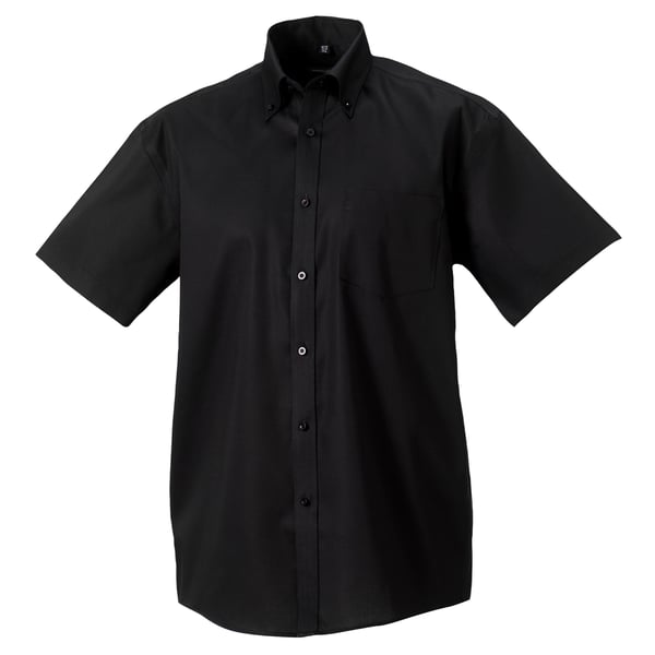 Russell Collection Kortærmet Ultimate Non-Iron skjorte til mænd