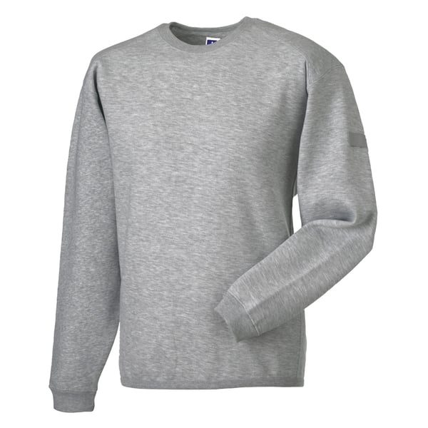 Russell Workwear Mens Crew Neck Set In Sweatshirt Top