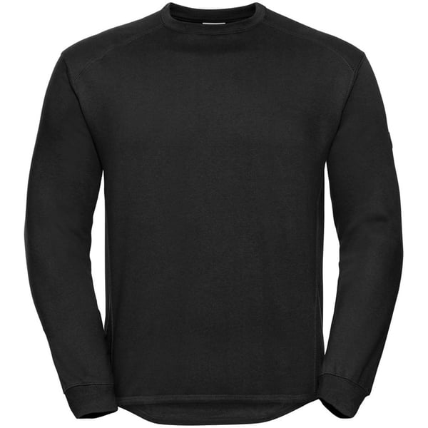 Russell Workwear Mens Crew Neck Set In Sweatshirt Top