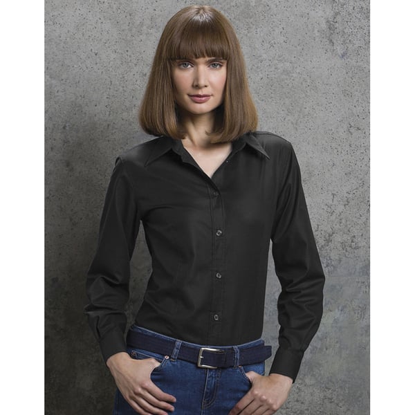 B&C Ladies Oxford Long Sleeve Shirt / Ladies Shirts & Blouses