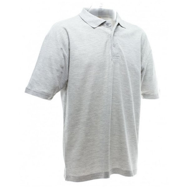 UCC 50/50 Mens Plain Pique Short Sleeve Polo Shirt