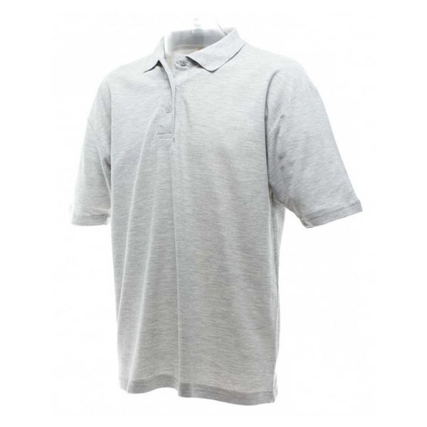 UCC 50/50 Mens Plain Pique Short Sleeve Polo Shirt