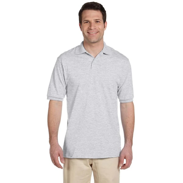 UCC 50/50 Mens Plain Pique Short Sleeve Polo Shirt