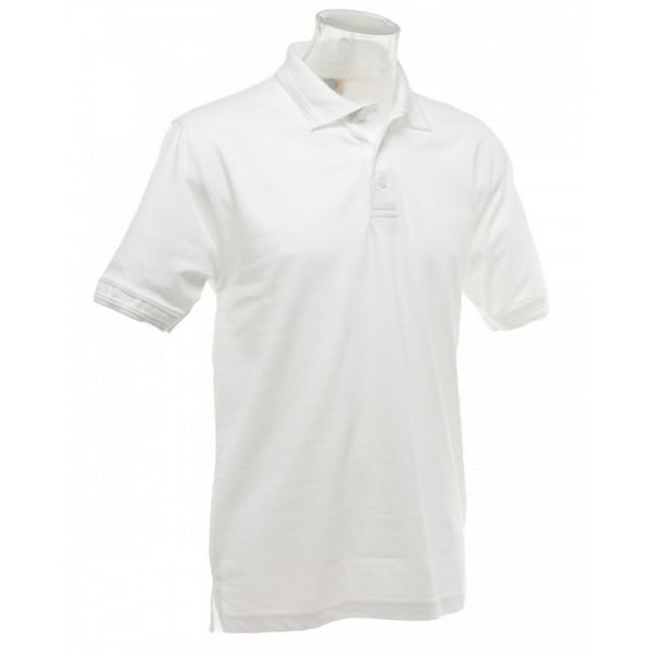 UCC 50/50 Mens Heavyweight Plain Pique Short Sleeve Polo Shirt