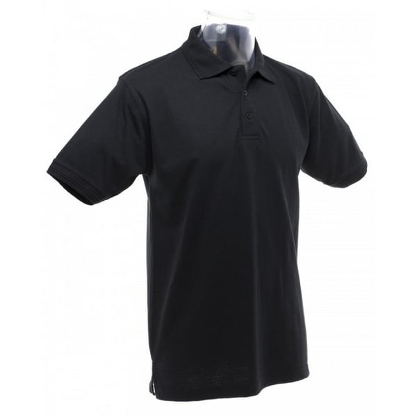 UCC 50/50 Mens Heavyweight Plain Pique Short Sleeve Polo Shirt