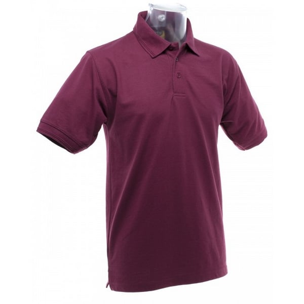 UCC 50/50 Mens Heavyweight Plain Pique Short Sleeve Polo Shirt