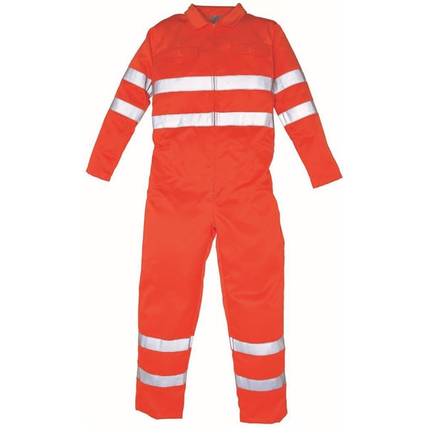 Yoko Hi-Vis polybomuldsovertrækstøj / arbejdstøj til mænd
