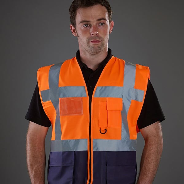 Yoko Hi-Vis Premium Executive/Manager Waistcoat / Jacket