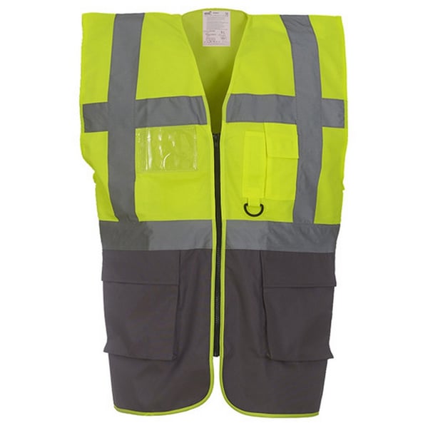 Yoko Hi-Vis Premium Executive/Manager Waistcoat / Jacket