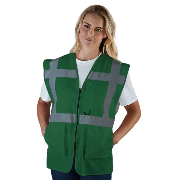 Yoko Hi-Vis Premium Executive/Manager Waistcoat / Jacket