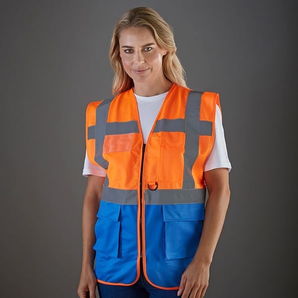 Yoko Hi-Vis Premium Executive/Manager Waistcoat / Jacket