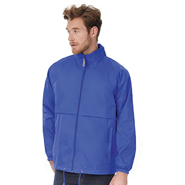 B&C Mens Air Lightweight Windproof, Showerproof & Water Repellent Jacket