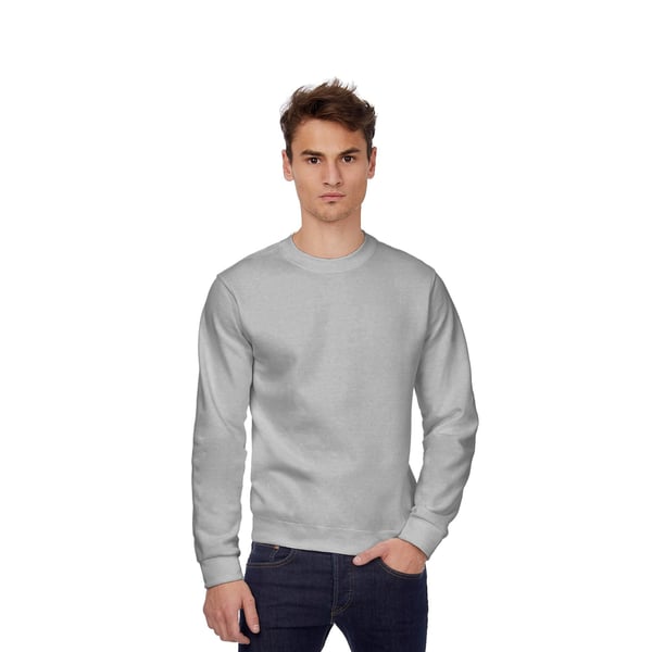 B&C Mens Crew Neck Sweatshirt Top