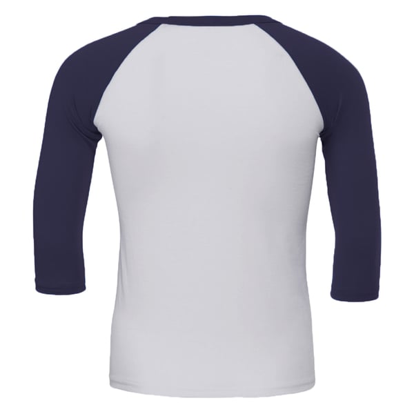 Canvas Mens 3/4 Sleeve Baseball T-Shirt