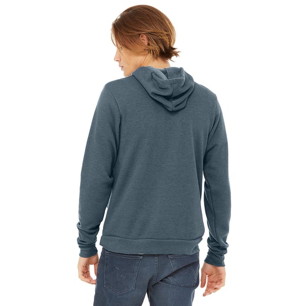 Bella + Canvas Unisex Pullover Polycotton Fleece Hooded Sweatshirt / Hoodie