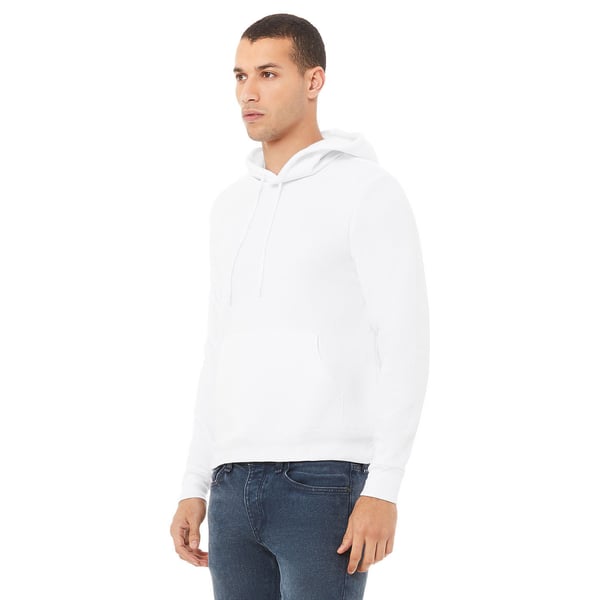 Bella + Canvas Unisex Pullover Polycotton Fleece Hooded Sweatshirt / Hoodie