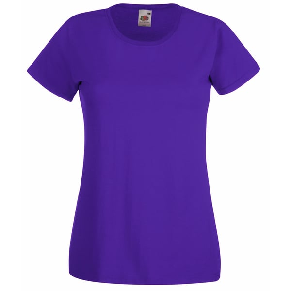 Fruit Of The Loom Dam/Kvinnor Lady-Fit Valueweight Kortärmad T-shirt