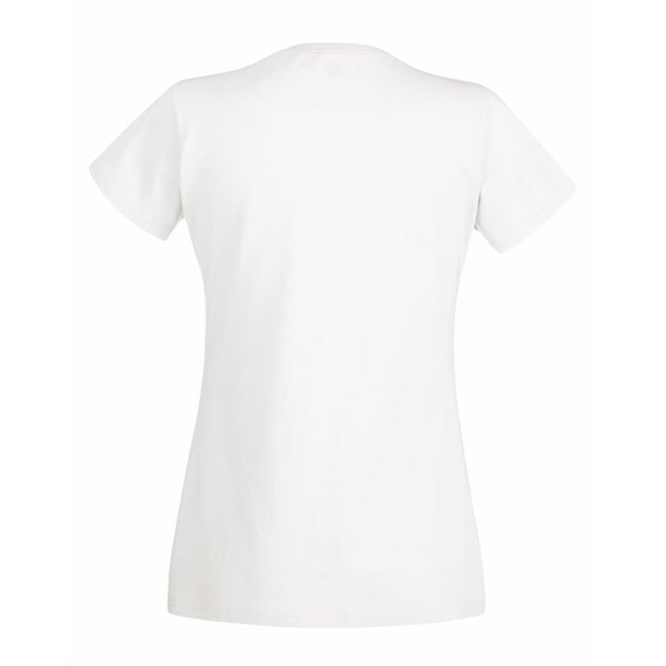 Fruit of the Loom Womens/Ladies Valueweight V Neck Lady Fit T-Shirt