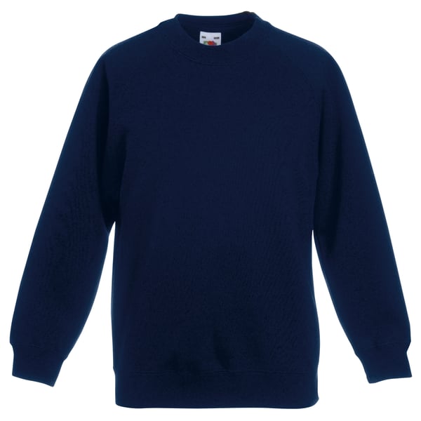 Fruit Of The Loom Lasten Unisex Raglanhihainen Collegepaita