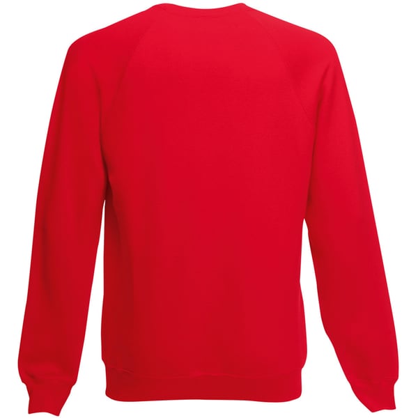 Fruit Of The Loom Childrens Unisex Raglan Sleeve Sweatshirt