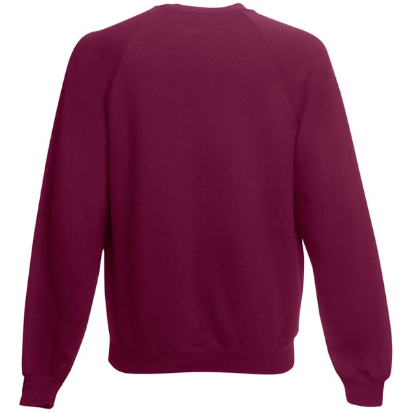 Fruit Of The Loom Childrens Unisex Raglan Sleeve Sweatshirt