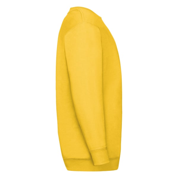 Fruit Of The Loom Childrens Unisex Set In Sleeve Sweatshirt