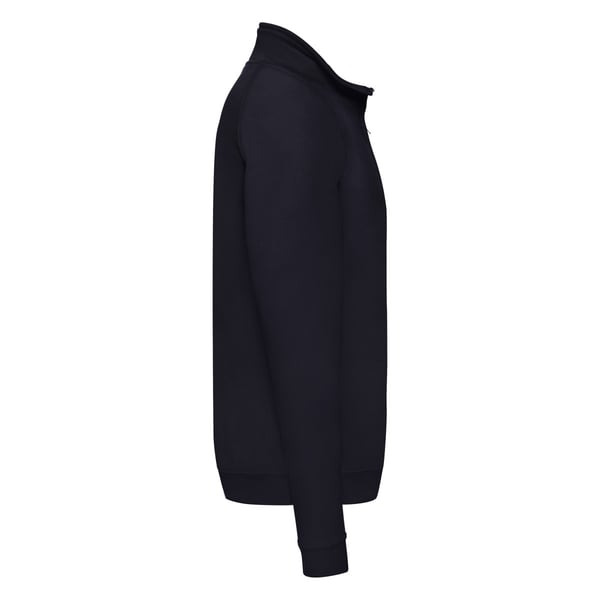 Fruit Of The Loom Mens Zip Neck Sweatshirt Top