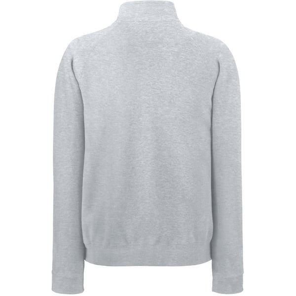 Fruit Of The Loom Mens Zip Neck Sweatshirt Top
