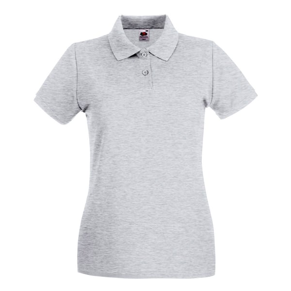 Fruit Of The Loom Womens/Ladies Premium Fitted Short-Sleeved Polo Shirt