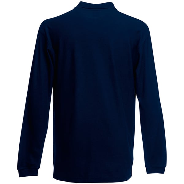 Fruit Of The Loom Mens Premium Long Sleeve Polo Shirt