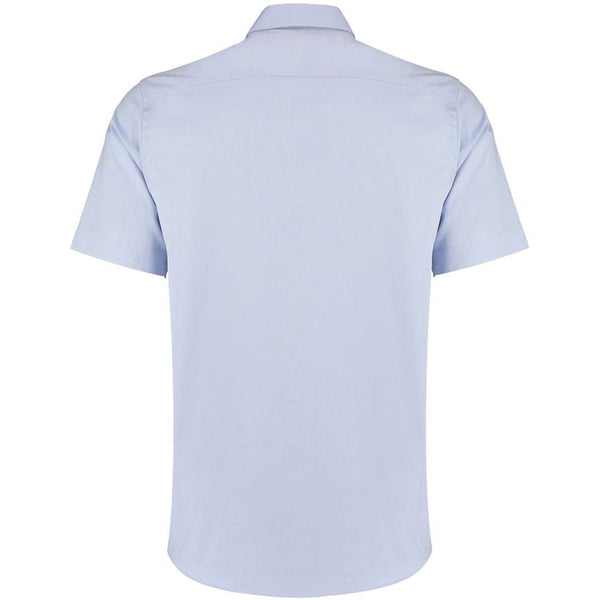 Kustom Kit Mens Short Sleeve Tailored Fit Premium Oxford Shirt